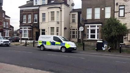 The house in Edmonton where a woman, 58, was found dead
