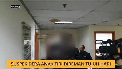 Suspek dera anak tiri direman 7 hari