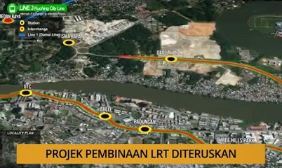 Kalendar Sarawak: Projek pembinaan LRT diteruskan