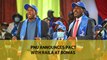 PNU announces pact with Raila at Bomas