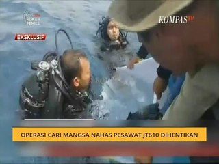 Operasi cari mangsa nahas pesawat JT610 dihentikan