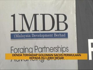 Denda terhadap Goldman Sachs permulaan kepada isu lebih besar