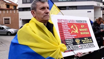 Ucranianos en España: "Putin debe ser juzgado en un tribunal internacional"