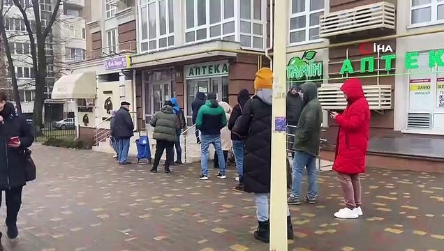 Ukrayna halkı, şehri terk ediyor