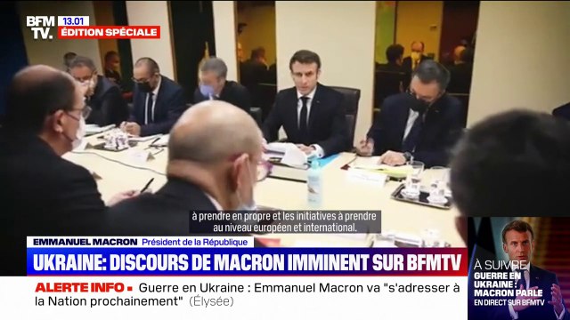 Ukraine: en Conseil de défense, Emmanuel Macron évoque une situation de guerre totale