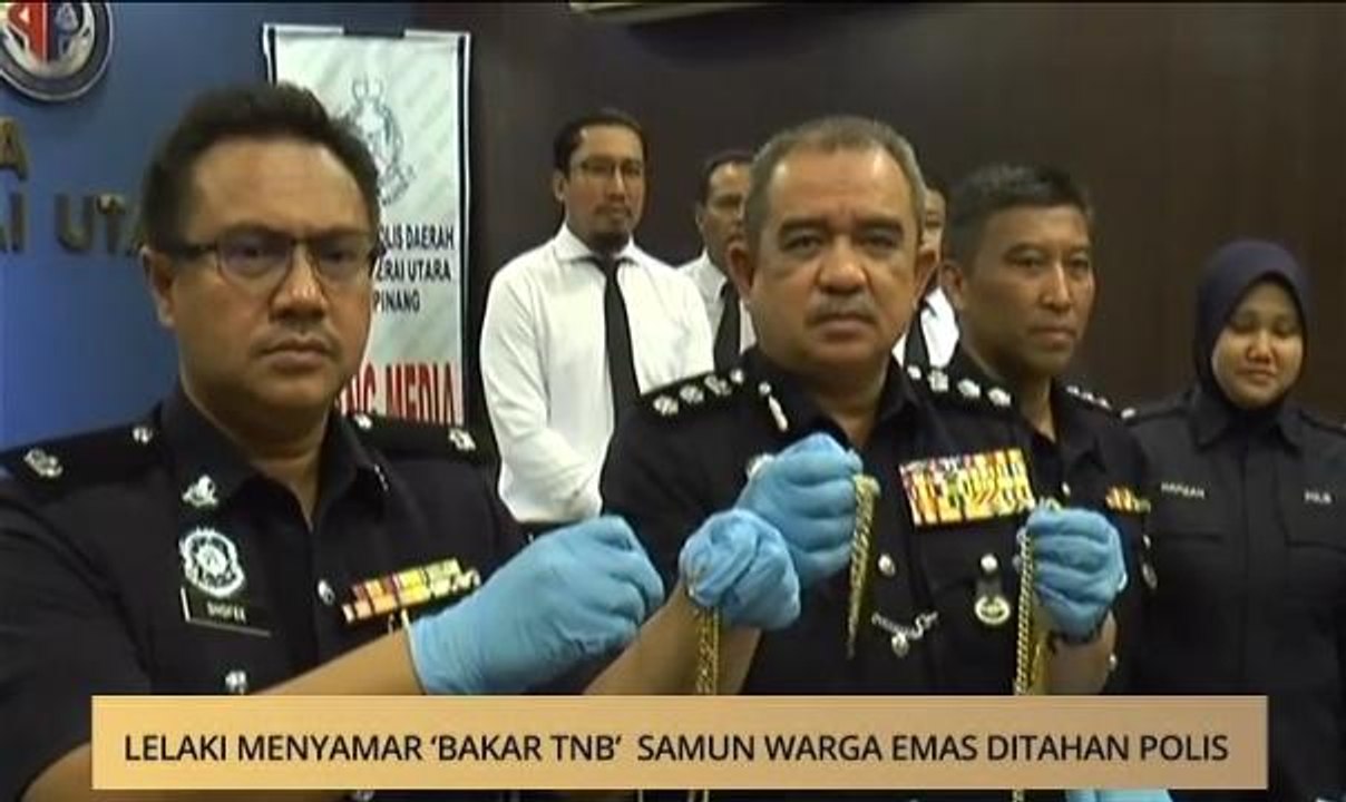 AWANI - Pulau Pinang: Lelaki menyamar 'Bakar TNB' samun warga emas ditahan polis