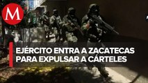 Elementos del Ejército y GN llegan a Jerez, Zacatecas para reforzar la seguridad