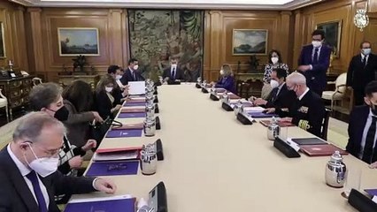 Reunión de urgencia del Consejo de Seguridad Nacional con el Rey Felipe