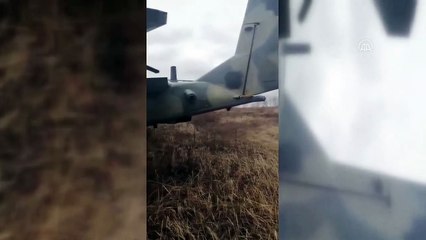 Rusya'ya ait bir KA-52 helikopteri düşürüldü.