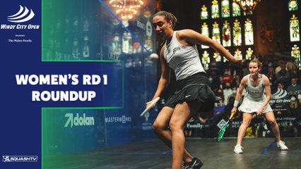 Windy City Open Squash 2022 - Women's Rd 1 Roundup