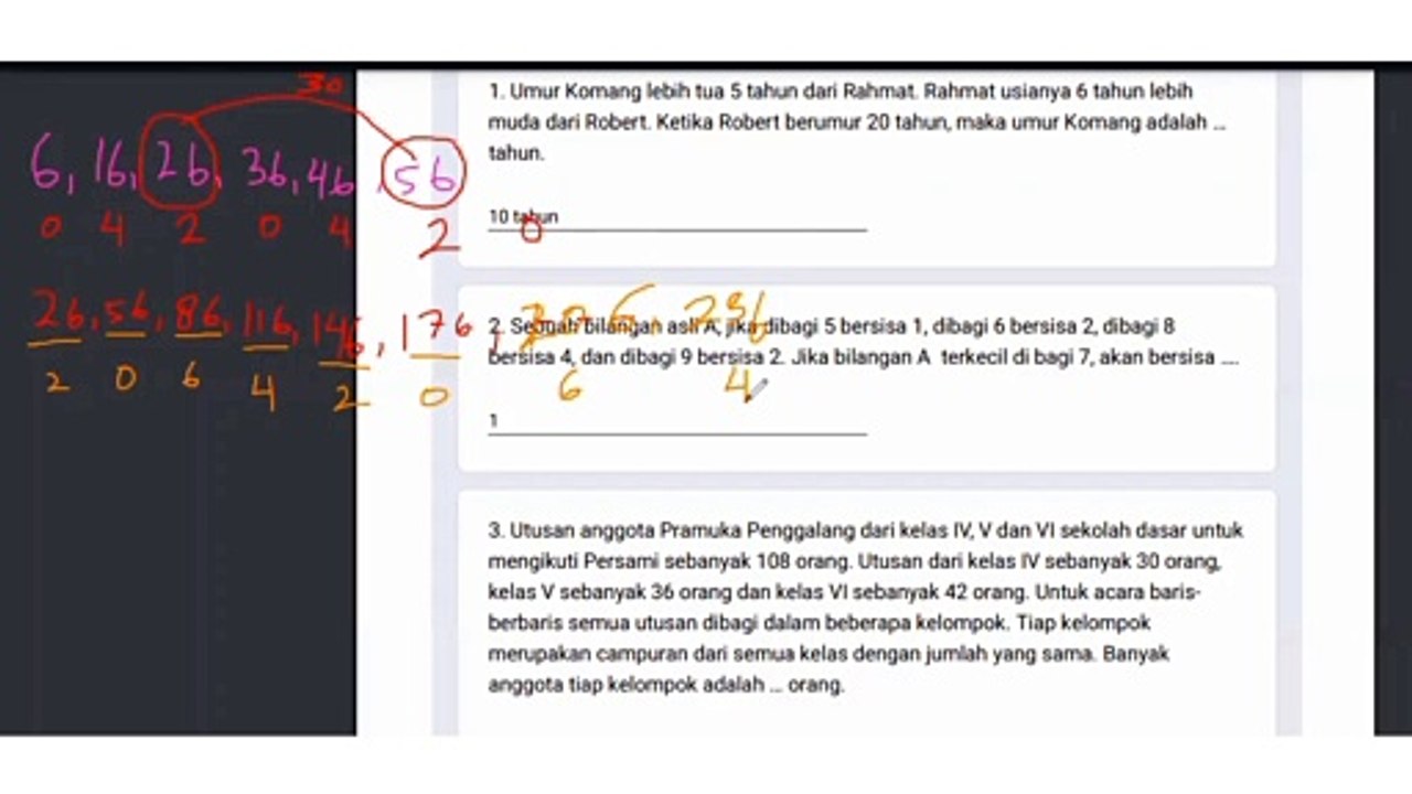 Pembahasan soal Math KSN Bali No 2
