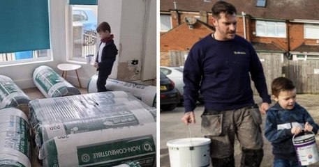 À 6 ans, il aide son père au travail, le patron de l'entreprise lui offre un salaire symbolique