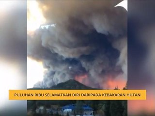 Puluhan ribu selamatkan diri daripada kebakaran hutan