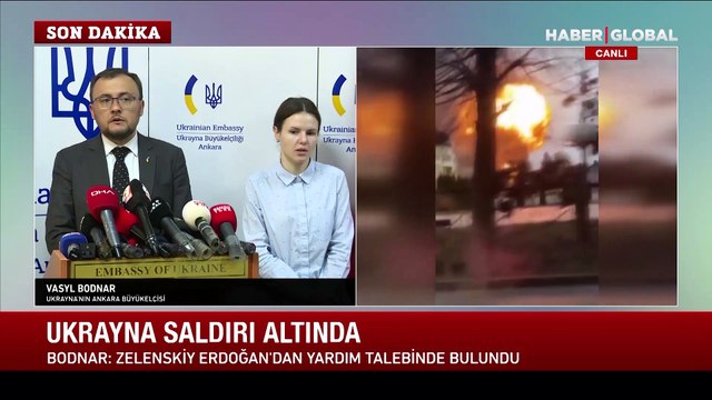 Son dakika! Ukrayna'nın Ankara Büyükelçisi Vasyl Bodnar: Zelenskiy Erdoğan'dan yardım talebinde bulundu