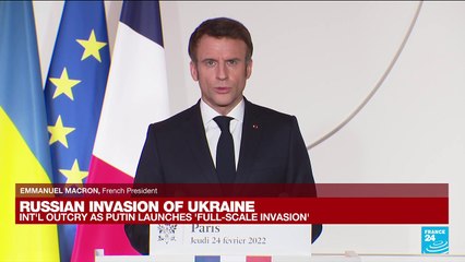 'A turning point for Europe': France's Macron vows solidarity with Ukraine, consequences for Russia