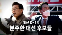 [영상] 대선 D-13...분주한 대선 후보들 / YTN
