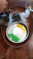 Ice cendol smoke, es cendol uap