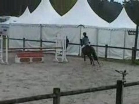 Ilka a Fontainebleau le 2eme jour en D2p CSO