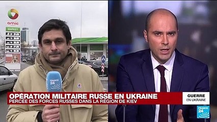 Invasion en Ukraine : à Kiev, crainte et fébrilité face à l'avancée des troupes russes