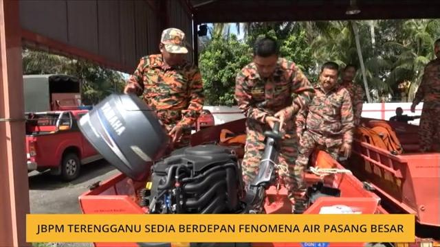 JBPM Terengganu sedia berdepan fenomena air pasang besar