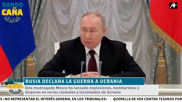 Rusia declara la guerra a Ucrania y bombardea diferentes ciudades