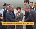 Tun Dr Mahathir tiba di Jepun untuk lawatan kerja ke-3
