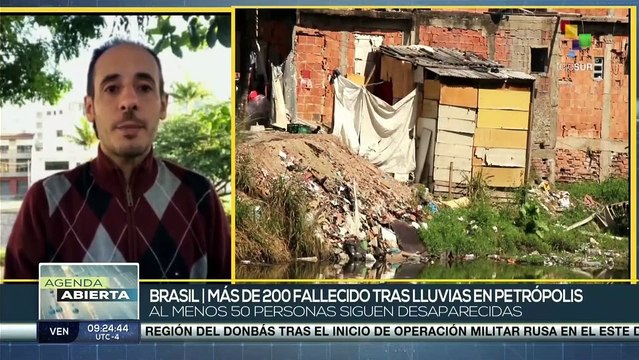 Más de 200 muertos y 50 desaparecidos en Petrópolis por inundaciones