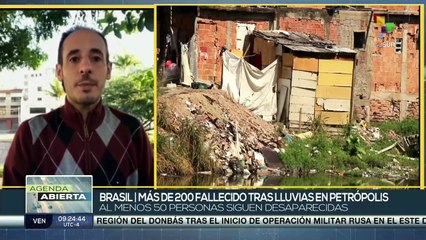 Más de 200 muertos y 50 desaparecidos en Petrópolis por inundaciones