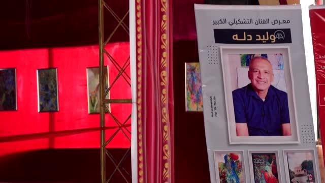 Yemen'de abluka ve insani durum temalı resim sergisi