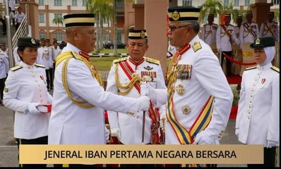 AWANI - Sarawak: Jeneral Iban pertama negara bersara