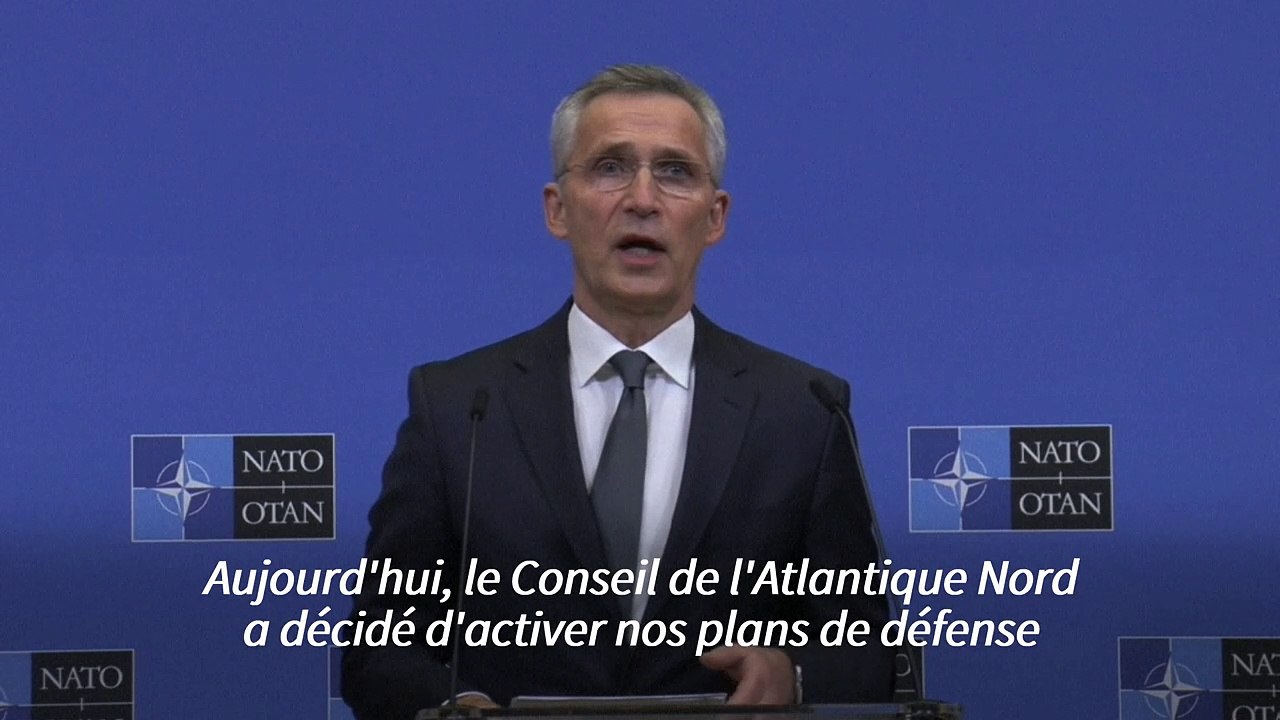 L'Otan active ses "plans de défense" annonce son Secrétaire général Jens Stoltenberg