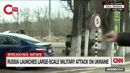 Rus askerleri Kiev'de görüntülendi