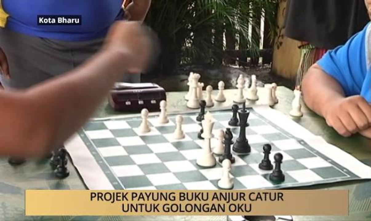 AWANI - Kelantan: Projek Payung Buku anjur catur untuk golongan OKU