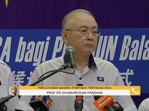 Komen Tengahari 5 Nov: Hala tuju baharu kepimpinan MCA