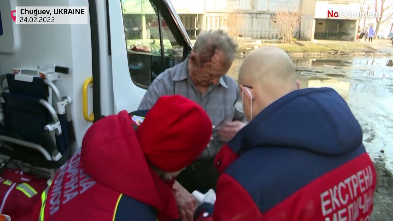 Angriffe auf die Ukraine - Explosionen im ganzen Land