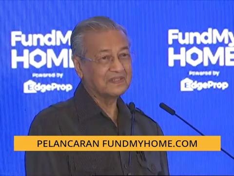 Ucapan Tun M di majlis pelancaran FundMyHome.com