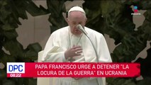 Papa Francisco urge a detener 