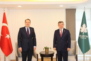 Fatih Erbakan'dan Davutoğlu'na ziyaret