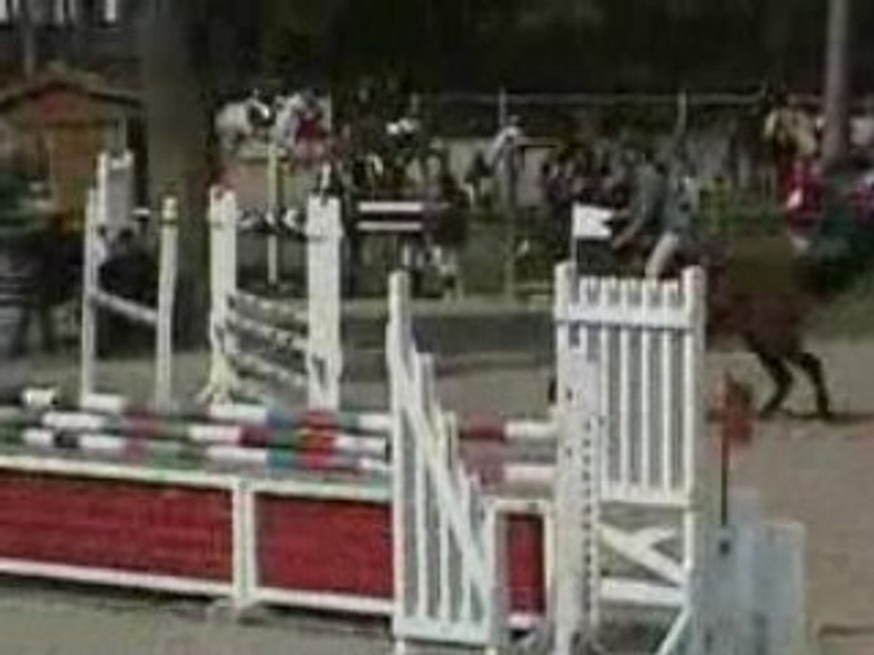 Ilka a Fontainebleau le 3eme jour en D2p CSO