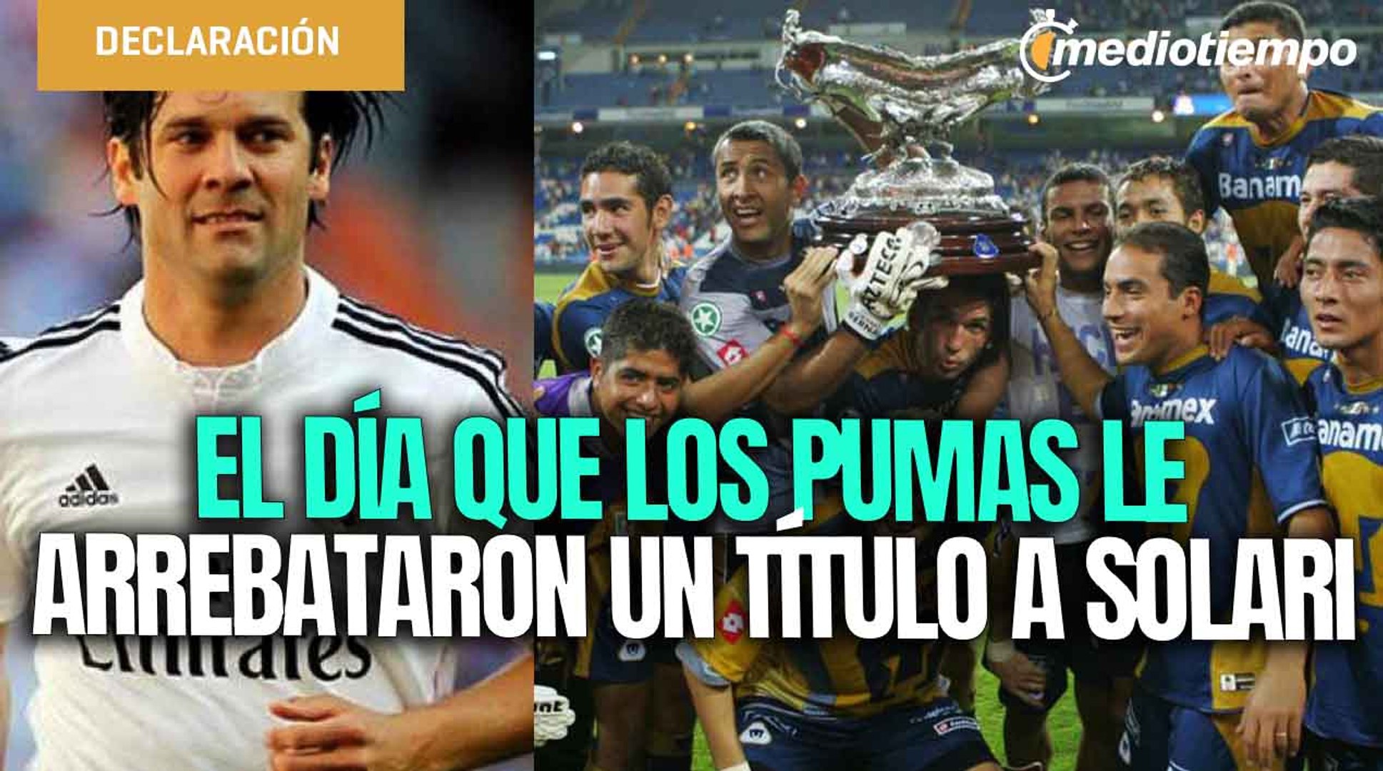Pumas y el día que le ganó un trofeo a Solari en el Santiago Bernabéu -  Vídeo Dailymotion