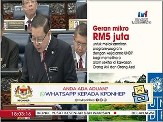 Belanjawan 2019: Alam sekitar dan tenaga untuk masa depan
