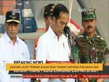 Presiden Indonesia Joko Widodo ucap terima kasih dan taniah kepada pasukan SAR
