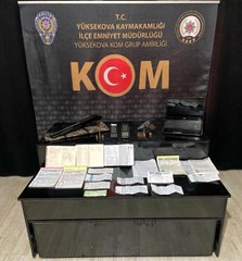 Yüksekova'da tefecilik operasyonu