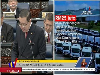 Belanjawan 2019: Memudahkan aktiviti logistik dan pengangkutan