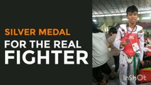 SILVER MEDAL FOR THE REAL FIGHTER