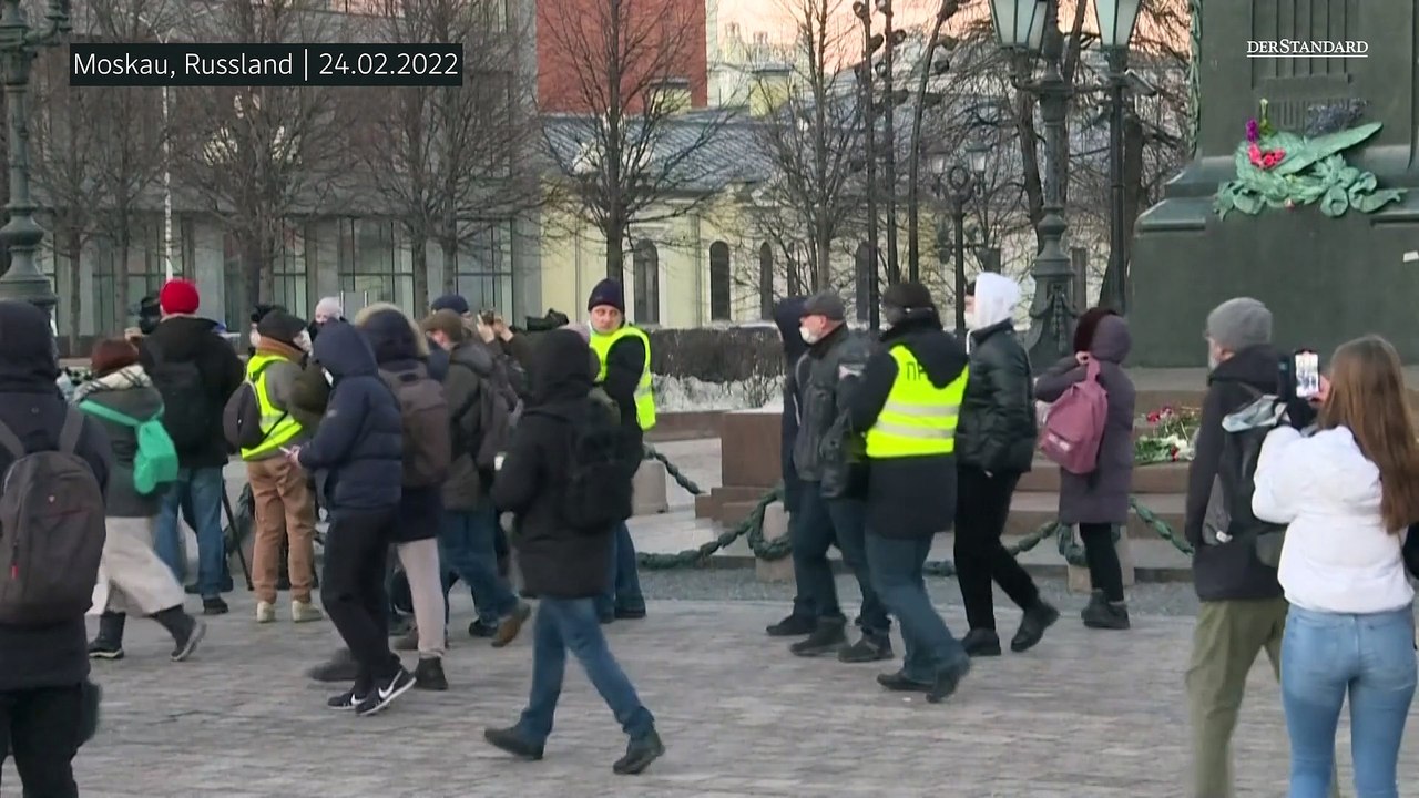 Festnahmen bei Demos in Moskau