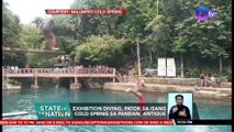 Exhibition diving, patok sa isang cold spring sa Pandan, Antique | SONA