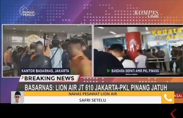 Pesawat Lion Air terhempas di utara laut Karawang, Jawa Barat