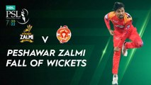 Peshawar Zalmi Fall Of Wickets | Peshawar Zalmi vs Islamabad United | Match 32 | HBL PSL 7 | ML2G