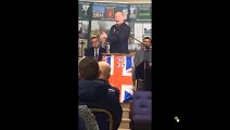 Jim Allister delivers a fierce speech at a Portadown anti-Protocol rally
